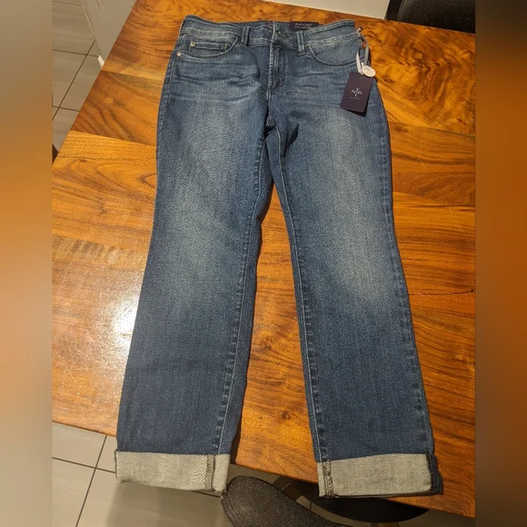 [NWT] NYDJ - Leann Stretch Slim Boyfriend Jeans 5151115 | Size 4P | Montpellier - Picture 6 of 12